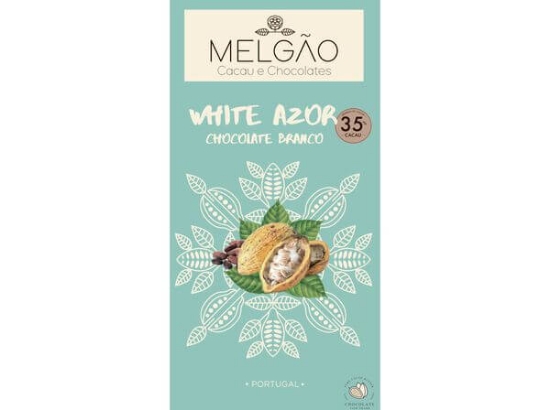 Imagem de Tablete Chocolate MELGÃO White Azor 100g