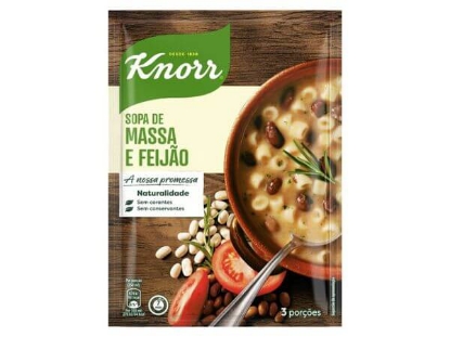 Mostrar detalhes para Sopa de Massa e Feijão KNORR emb.182g Imagem de Sopa de Massa e Feijão KNORR emb.182g
