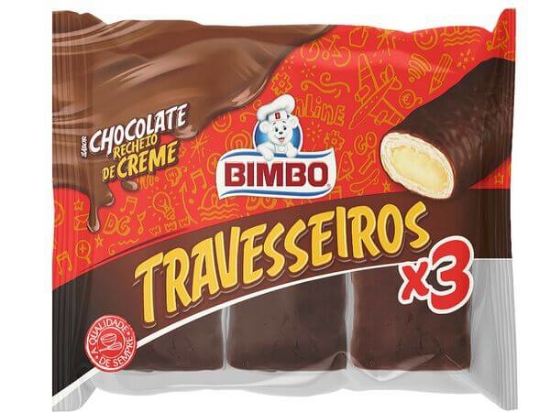 Imagem de Travesseiros Bollycao Chocolate 3 un 195g
