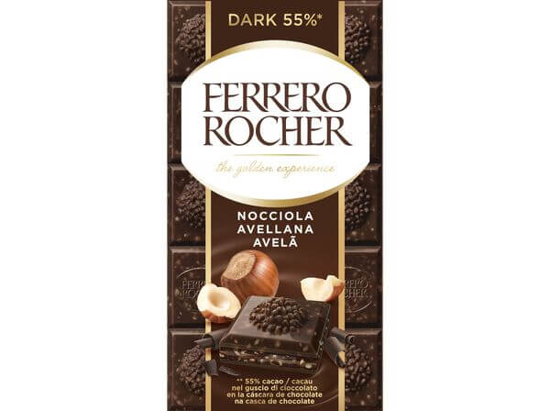 Imagem de Tablete de Chocolate Negro e Avelãs FERRERO ROCHER emb.90g