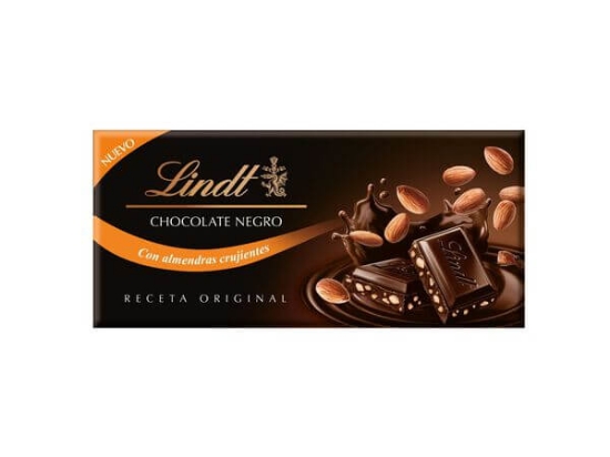 Imagem de Chocolate Negro LINDT Com Amêndoas 100g