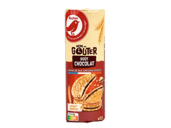 Imagem de Bolachas Recheadas AUCHAN Chocolate 300g