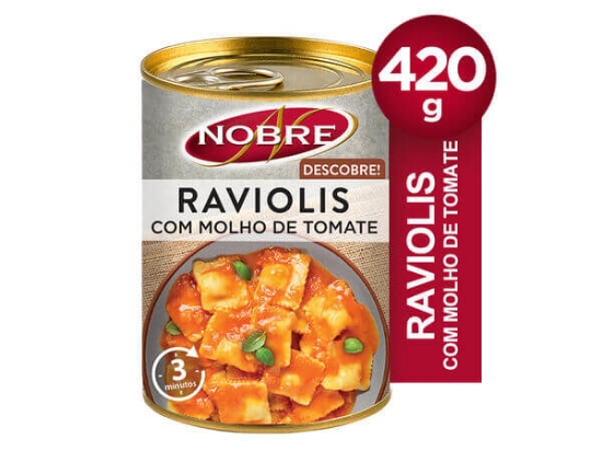 Imagem de Raviolis NOBRE Bovino Molho Tomate 420g