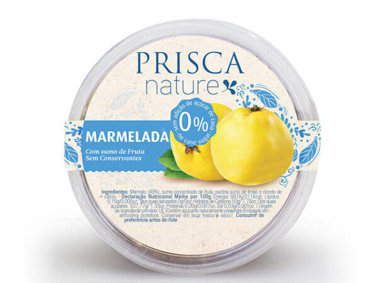 Imagem de Marmelada PRISCA Nature Sem Adição Açúcar 250g