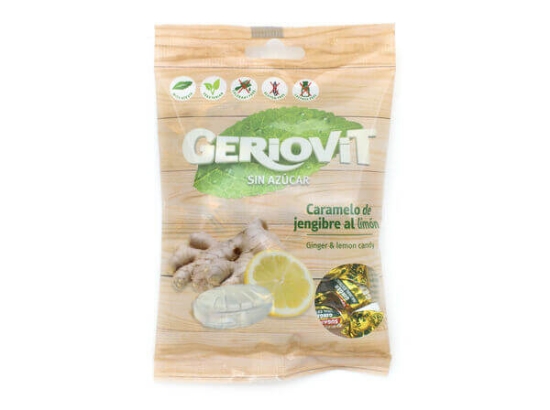 Imagem de Drops GERIOVIT Sem Açúcar Gengibre e Limão 75g