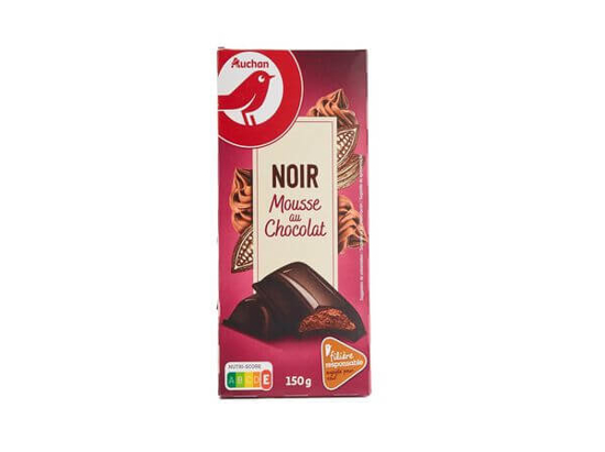 Imagem de Chocolate AUCHAN Negro Com Recheio Mousse Chocolate Negro 150g