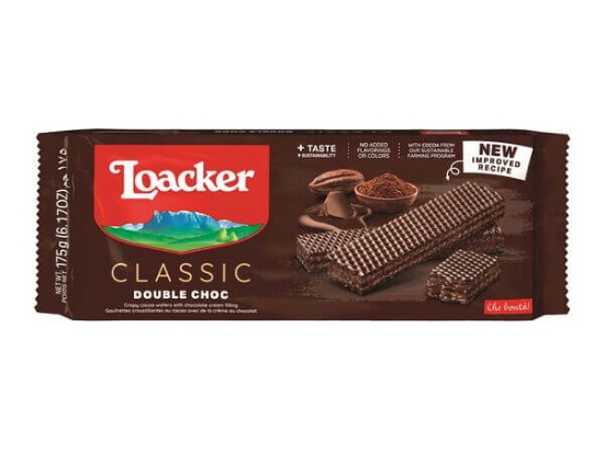 Imagem de Bolacha LOACKER Waffer Duplo Chocolate 175g