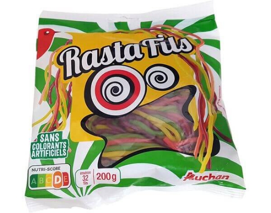 Imagem de Gomas AUCHAN Rasta Fils 200g