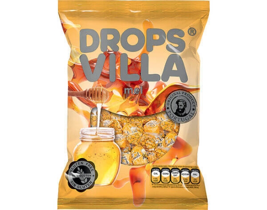 Imagem de Drops VILLA Recheado Mel 200g