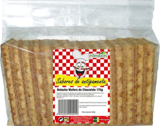 Imagem de Bolacha INTERDOCES Wafer Chocolate 175g