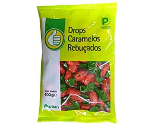 Imagem de Rebuçados POLEGAR Morango 400g