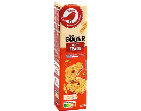 Imagem de Bolacha Rik & Rok Com Recheio Morango 300g