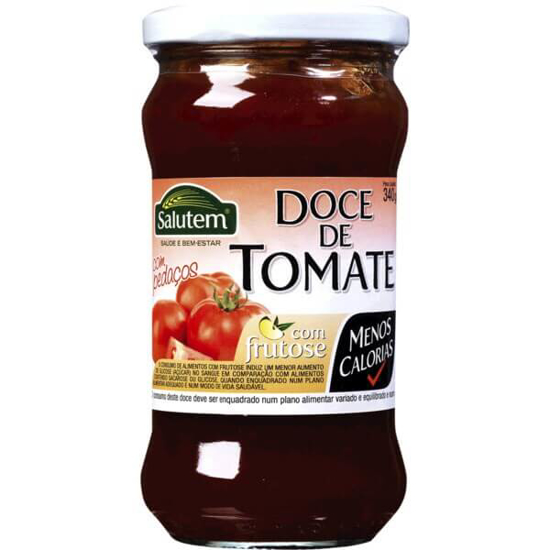 Imagem de Doce de Tomate sem Açúcar SALUTEM frasco 340g