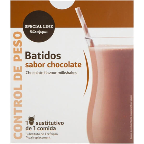 Imagem de Special Line Batido com Sabor a Chocolate 9 Unidades EL CORTE INGLÉS emb.270g