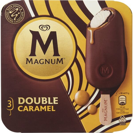 Imagem de Gelado Double Caramel MAGNUM emb.264ml (3 un)