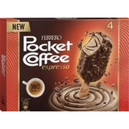 Imagem de Gelado POCKET COFFEE Pack 4 unidades emb.200ml