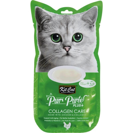 Imagem de Snack para Gato sabor Frango Collagen Care KIT CAT emb.60g