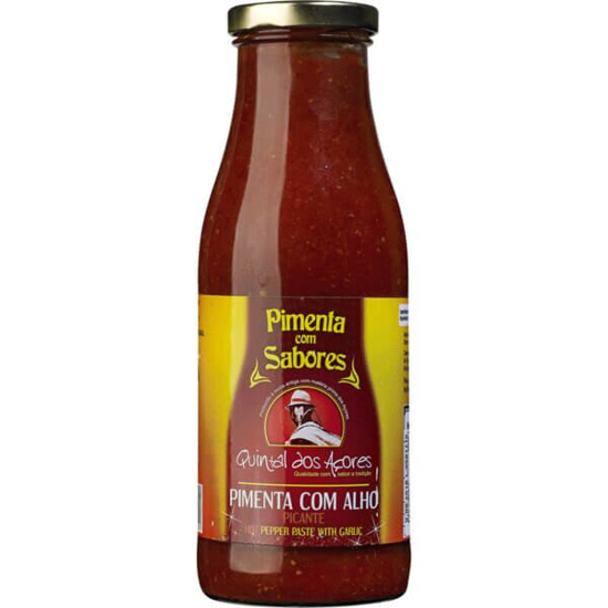 Imagem de Pimenta com Alho Picante QUINTAL DOS AÇORES frasco 500g