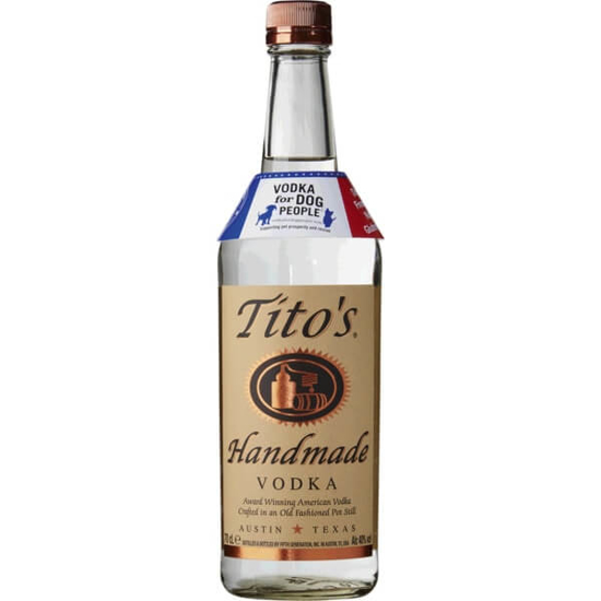 Imagem de Vodka Branca TITO'S garrafa 70cl