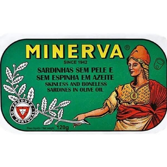 Imagem de Sardinha sem Pele e sem Espinhas em Azeite MINERVA emb.120g