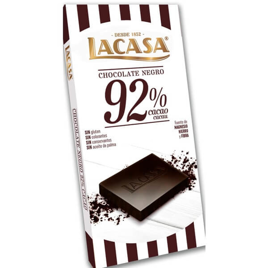 Imagem de Tablete de Chocolate 92% Cacau LACASA emb.100g