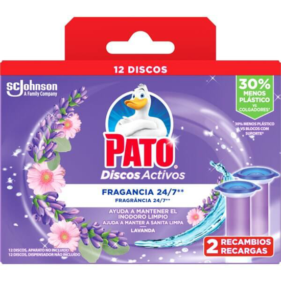 Imagem de Recarga Discos Activo Lavanda PATO 2un