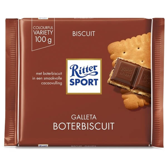 Imagem de Cholcolate Recheado de Biscoito RITTER SPORT emb.100g