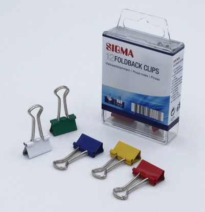 Mostrar detalhes para  Clips Dobraveis Cores SIGMA 12un Imagem de  Clips Dobraveis Cores SIGMA 12un