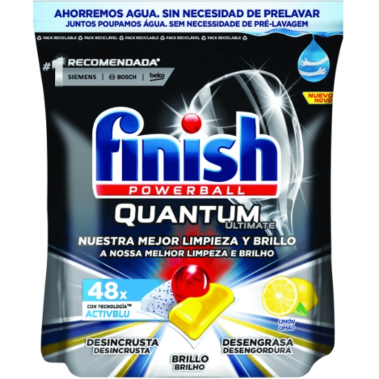 Imagem de Detergente Máquina Lima Quantum FINISH 48 doses