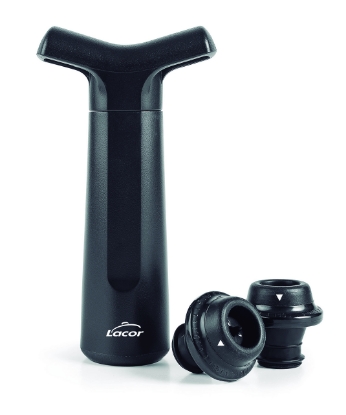 Mostrar detalhes para Bomba Vácuo de Vinho Preta LACOR 1un Imagem de Bomba Vácuo de Vinho Preta LACOR 1un