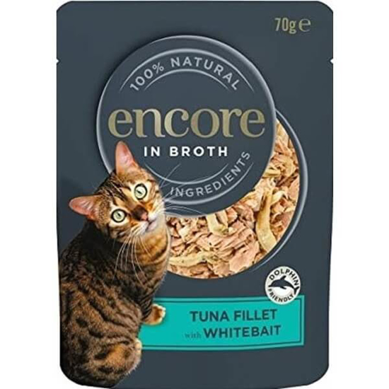 Imagem de Comida Húmida para Gato sabor Atum com Peixe ENCORE emb.70g