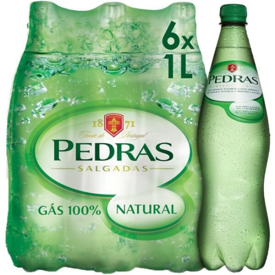 Imagem de Água com Gás PEDRAS SALGADAS 6x1L