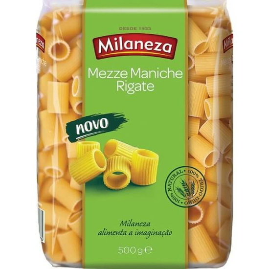 Imagem de Massa Mezze Maniche Rigate MILANEZA emb.500g