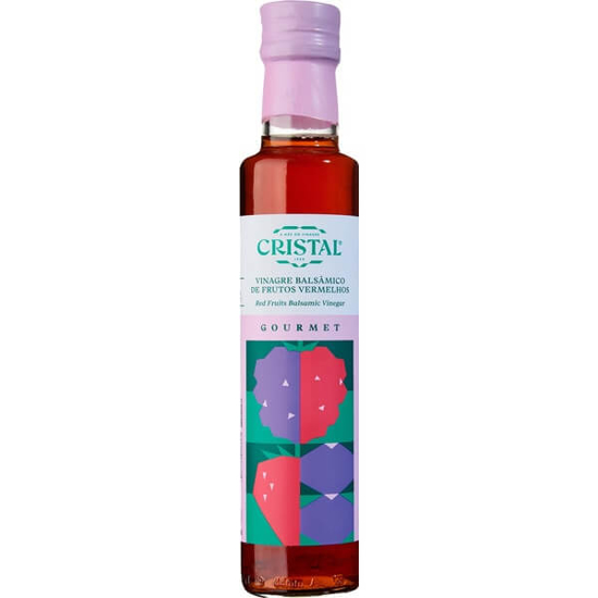 Imagem de Vinagre Balsâmico de Frutos Vermelhos CRISTAL GOURMET garrafa 250ml