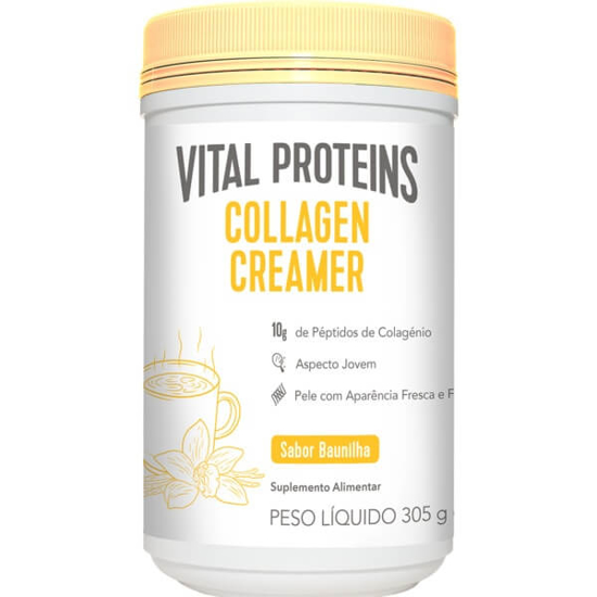 Imagem de Suplemento Alimentar Collagen Creamer Sabor Baunilha VITAL PROTEINS emb.305g