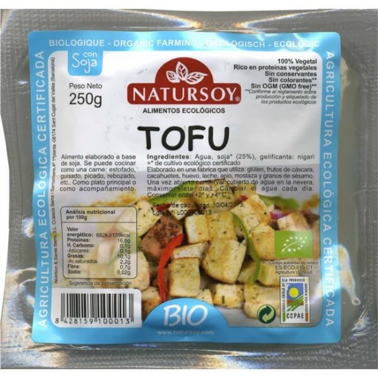 Imagem de Tofu Fresco Biológico NATURSOY emb.250g