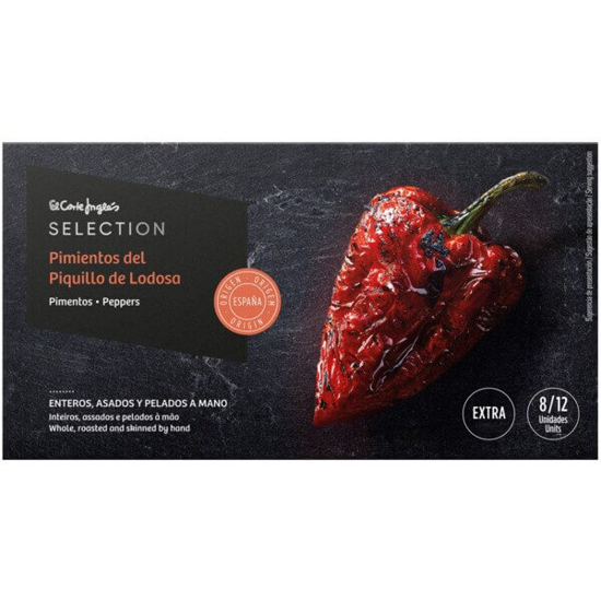 Imagem de Pimentos de Piquillo de Lodosa Inteiros 8/12 Unidades EL CORTE INGLÉS SELECTION lata 210g