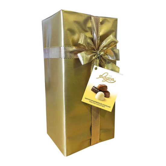 Imagem de Bombons de Chocolate Ballotin Dourado REGINA emb.250g