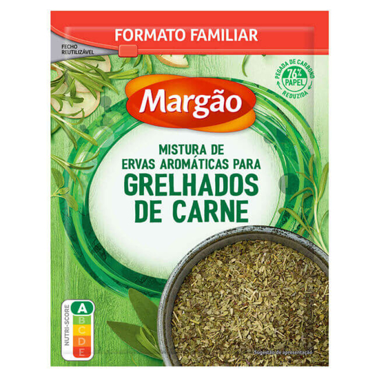 Imagem de Mistura de Ervas Aromáticas para Grelhados de Carne em Saqueta MARGÃO emb.24g