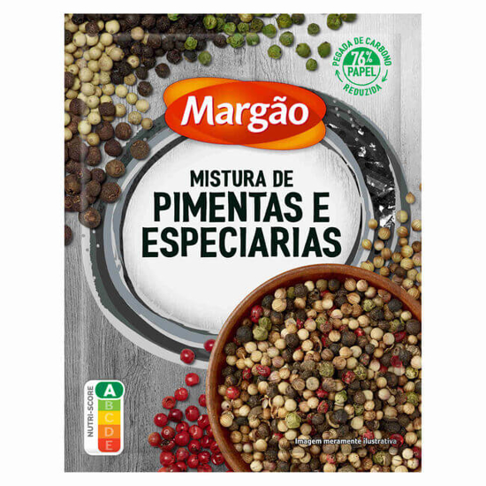 Imagem de Mistura de Pimentas em Grão em Saqueta MARGÃO emb.25g