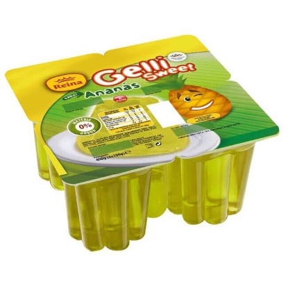 Mostrar detalhes para Gelatina Pronta Ananás Gelli Sweet REINA emb.400gr (4 un) Imagem de Gelatina Pronta Ananás Gelli Sweet REINA emb.400gr (4 un)