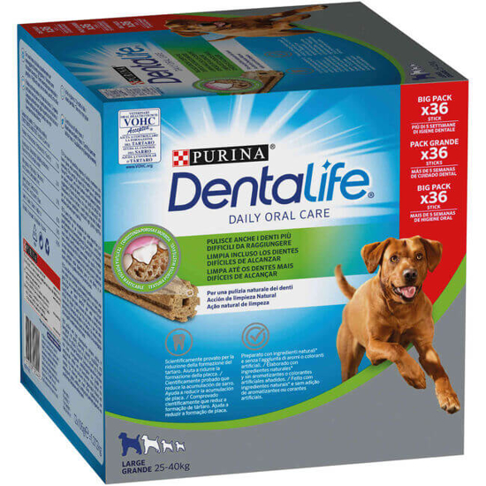 Imagem de Snack para Cão Grande PURINA DENTALIFE emb.1272 gr (36 un)