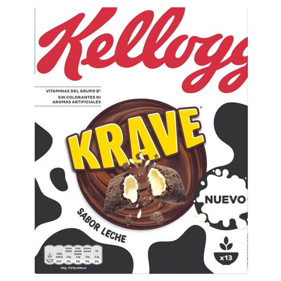 Imagem de Cereais Krave com Sabor a Leite KELLOGG'S emb.410g