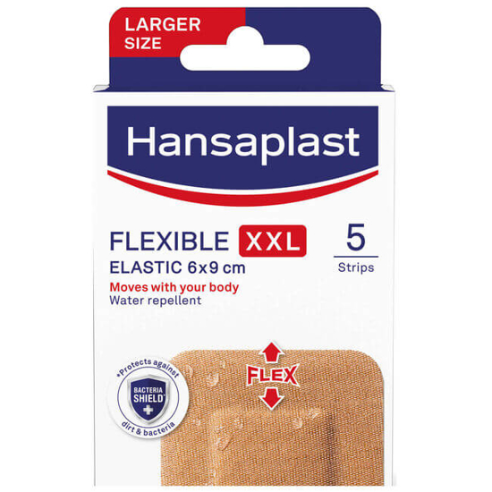 Imagem de Pensos Rápidos Elásticos Flex XXL HANSAPLAST emb.5un