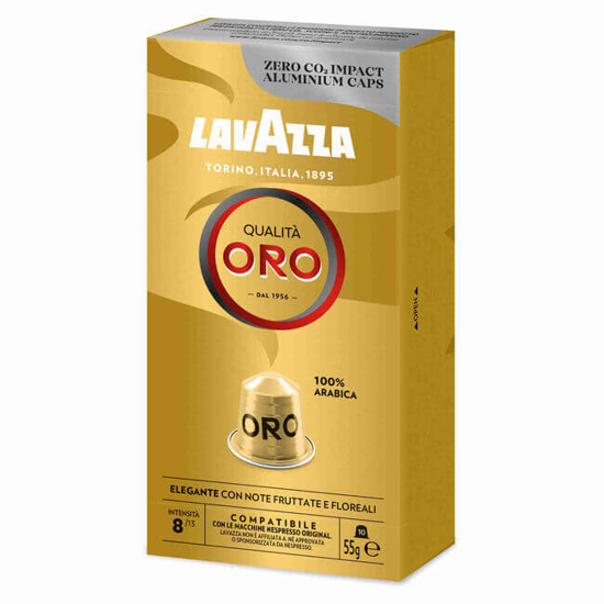 Imagem de Cápsulas de Café Oro Qualità Int 8 LAVAZZA emb.10un