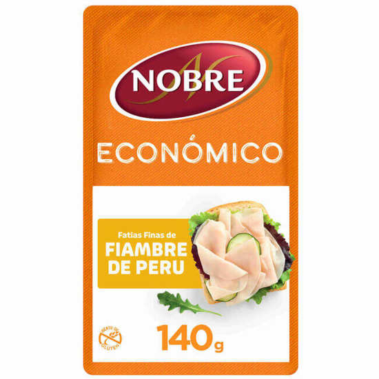 Imagem de Fiambre de Peru Fatias Finas NOBRE emb.140g