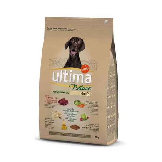 Imagem de Ração para Cão Médio e Maxi Nature Borrego AFFINITY ULTIMA NATURE emb.3kg