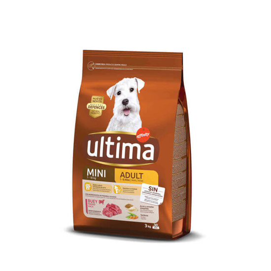 Imagem de Ração para Cão Adulto Mini Vaca e Arroz AFFINITY ULTIMA emb.3kg