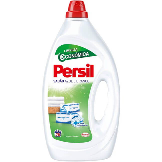 Imagem de Detergente Máquina Roupa Líquido Sabão Azul e Branco PERSIL 76 doses