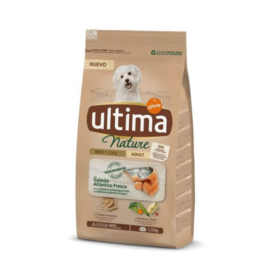 Imagem de Ração para Cão Adulto Mini Salmão AFFINITY ULTIMA NATURE emb.1,25kg